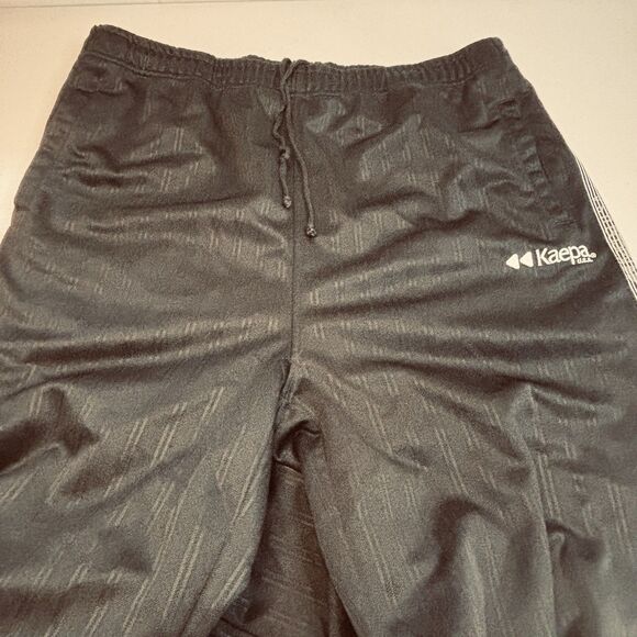 Vintage Kaepa Athletic Track  Pants XL  LOGO Tape Black Stripe  y2k Soccer Rare - Picture 7 of 16